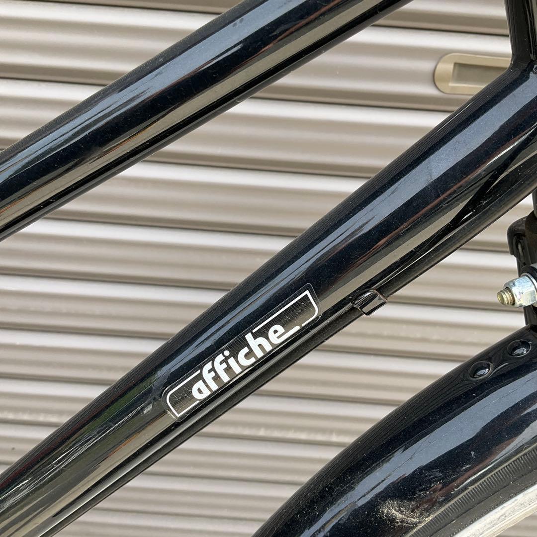 【前橋市内引渡し】自転車27インチ カゴ/鍵/ライト付き