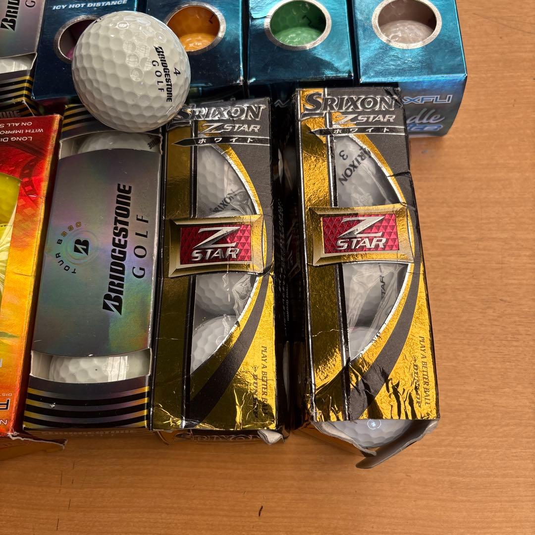 ゴルフボールセット複数色 Callaway Bridgestone Srixon