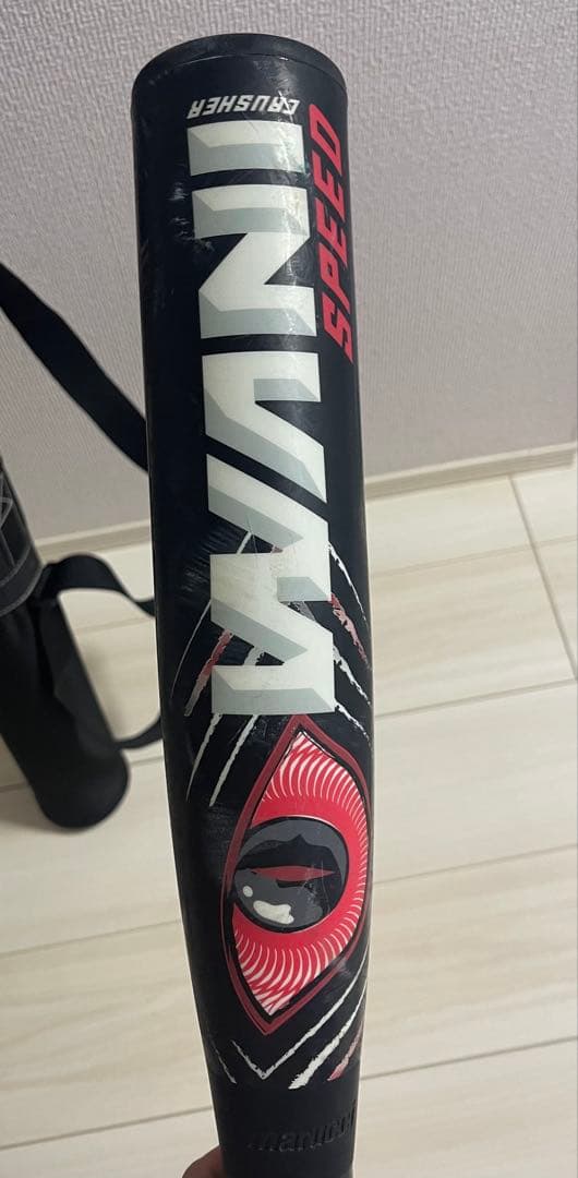marucci ワニクラッシャー 一般軟式バット 83cm ケース付き 赤ワニ
