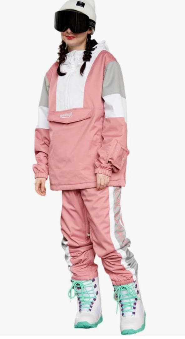 新品 未開封 BUMDEEP スキーウェア上下 ピンク M 防水防寒