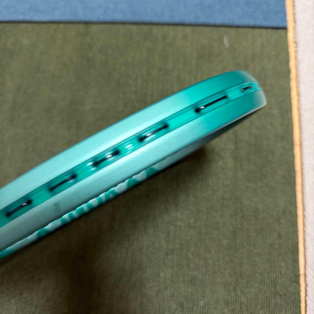 13番YONEX UL-0 テニスラケット 青緑色