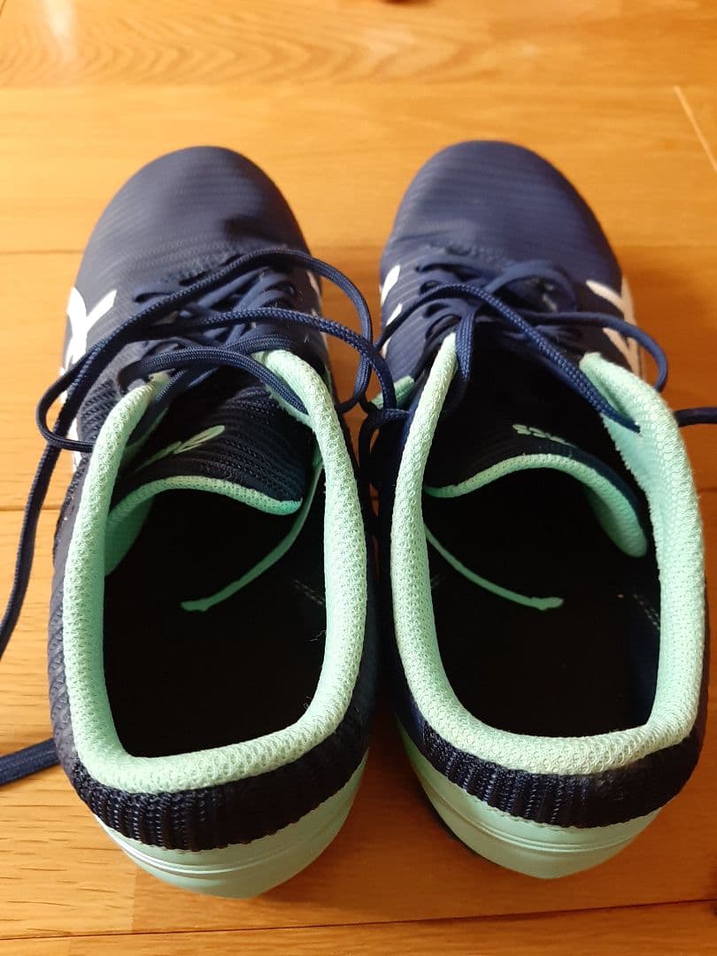 ASICS スパイク　短距離用 ネイビー 24.0cm　ピン付き