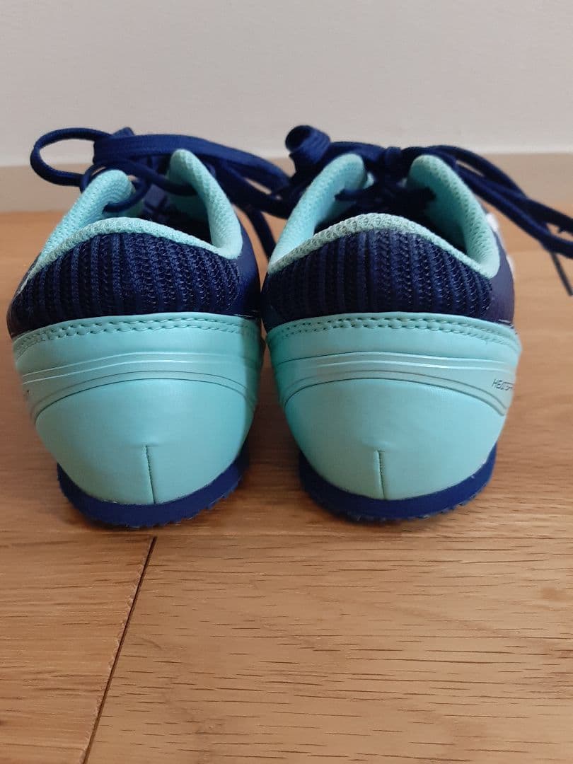 ASICS スパイク　短距離用 ネイビー 24.0cm　ピン付き