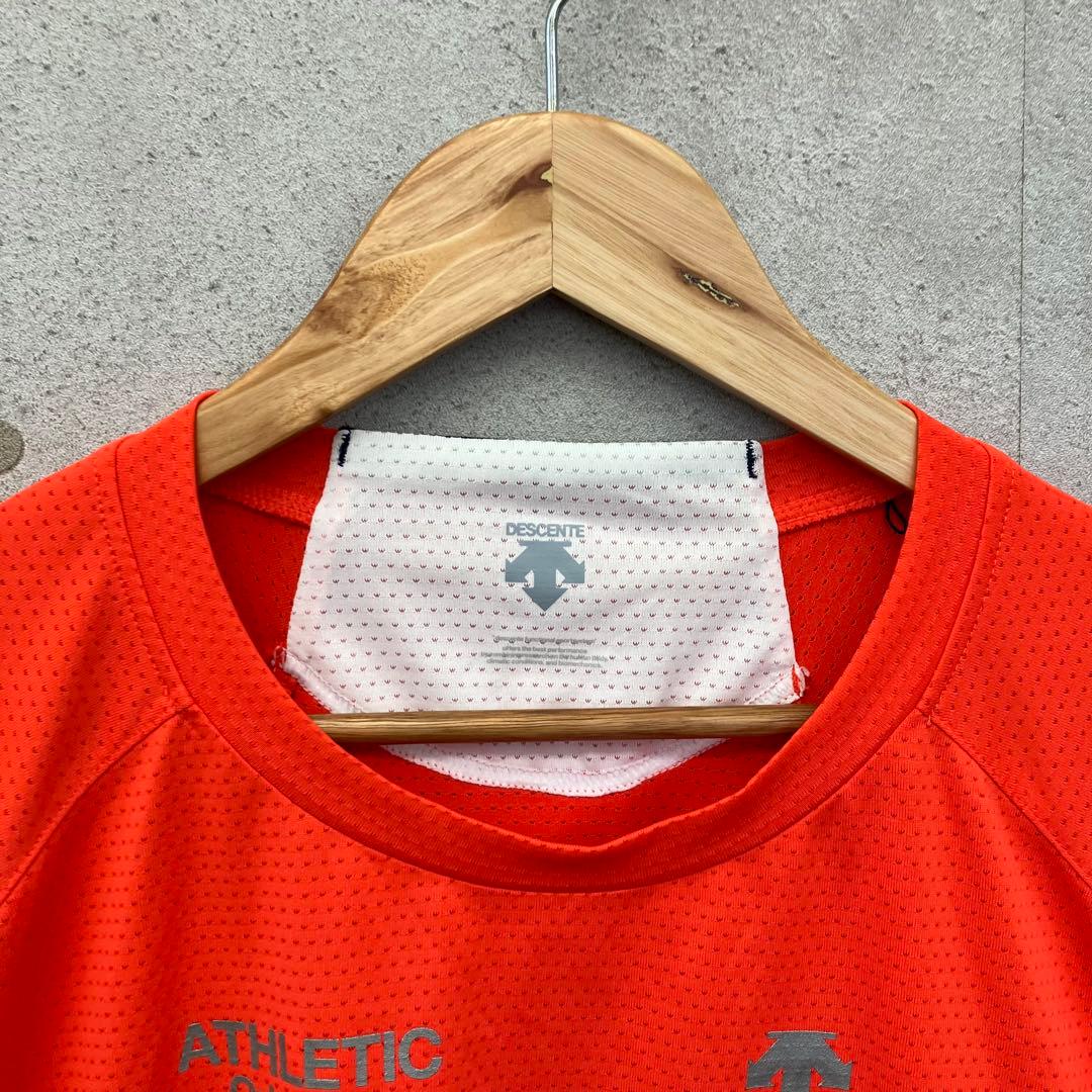 DESCENTE デサント メッシュTシャツ サイズ5L オレンジ