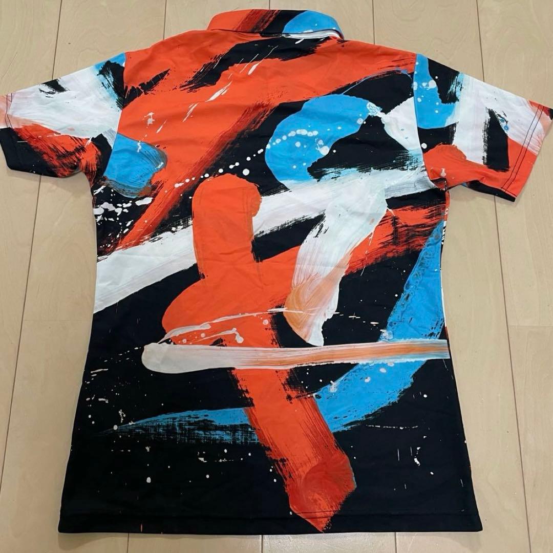 DESCENTE GOLF デサントゴルフ ウェア シャツ 書道家 万美