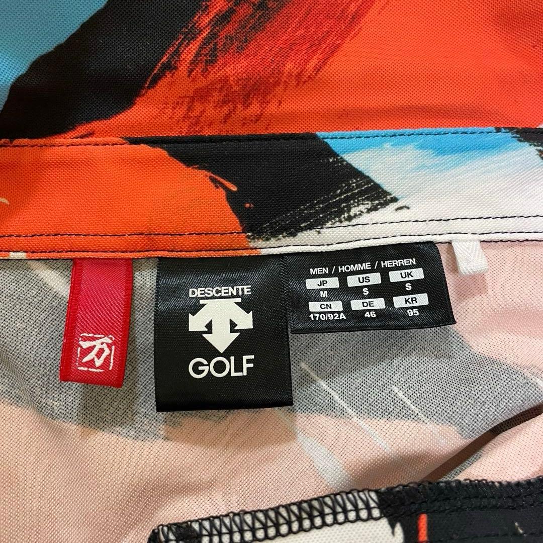 DESCENTE GOLF デサントゴルフ ウェア シャツ 書道家 万美