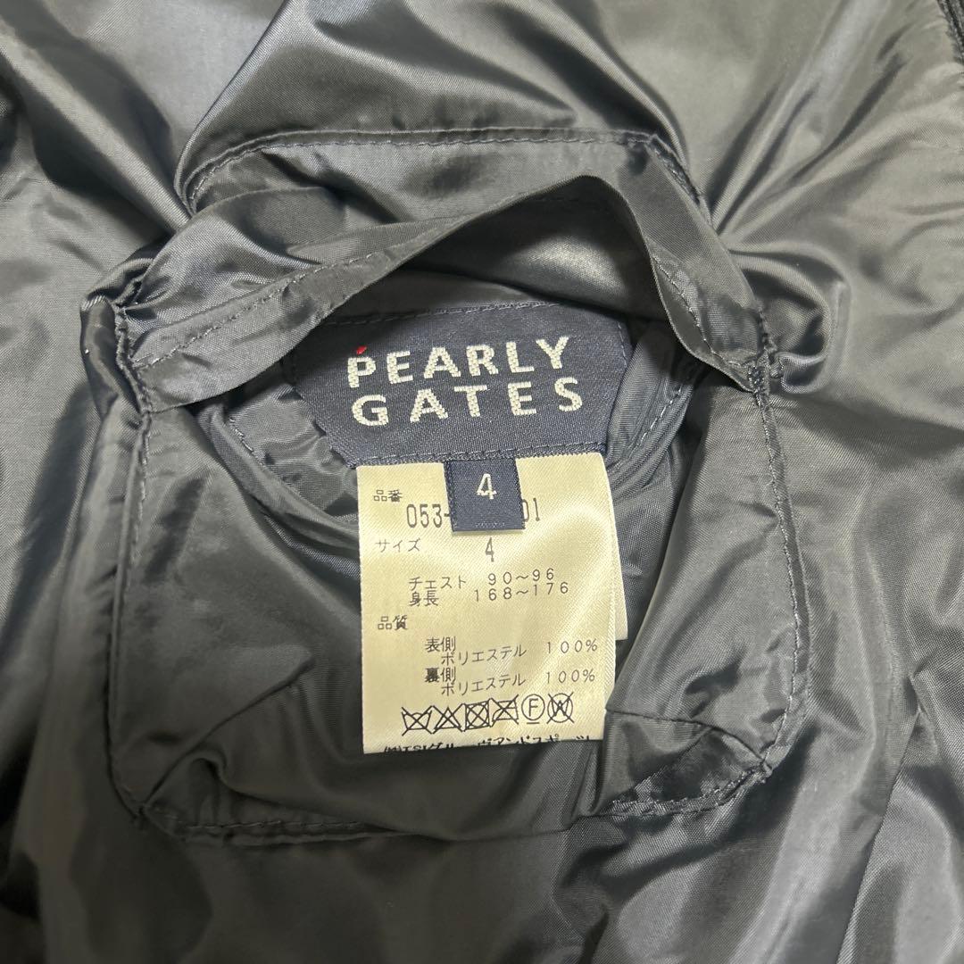 PEARLY GATES Vネック リバーシブルベスト 89 ネイビー