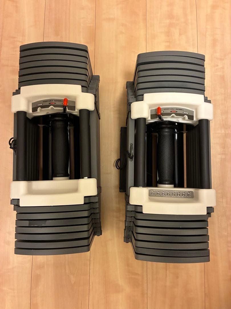 【42kg×2】ブロック式可変ダンベル＋インクラインベンチ＋マット 3点セット