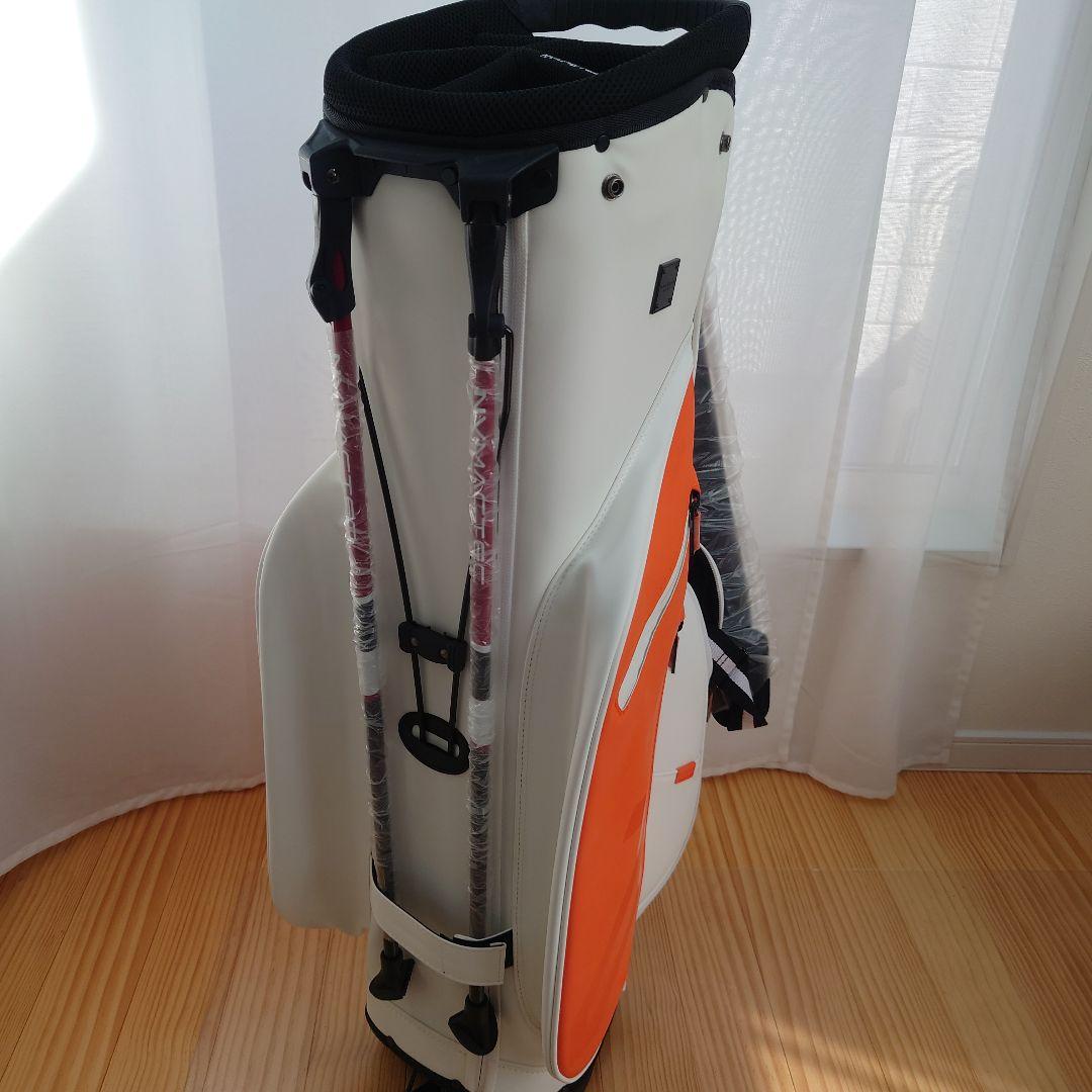 DeMacGregor golfオレンジ/ホワイト キャディバッグ新品未使用品