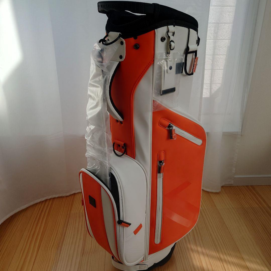 DeMacGregor golfオレンジ/ホワイト キャディバッグ新品未使用品