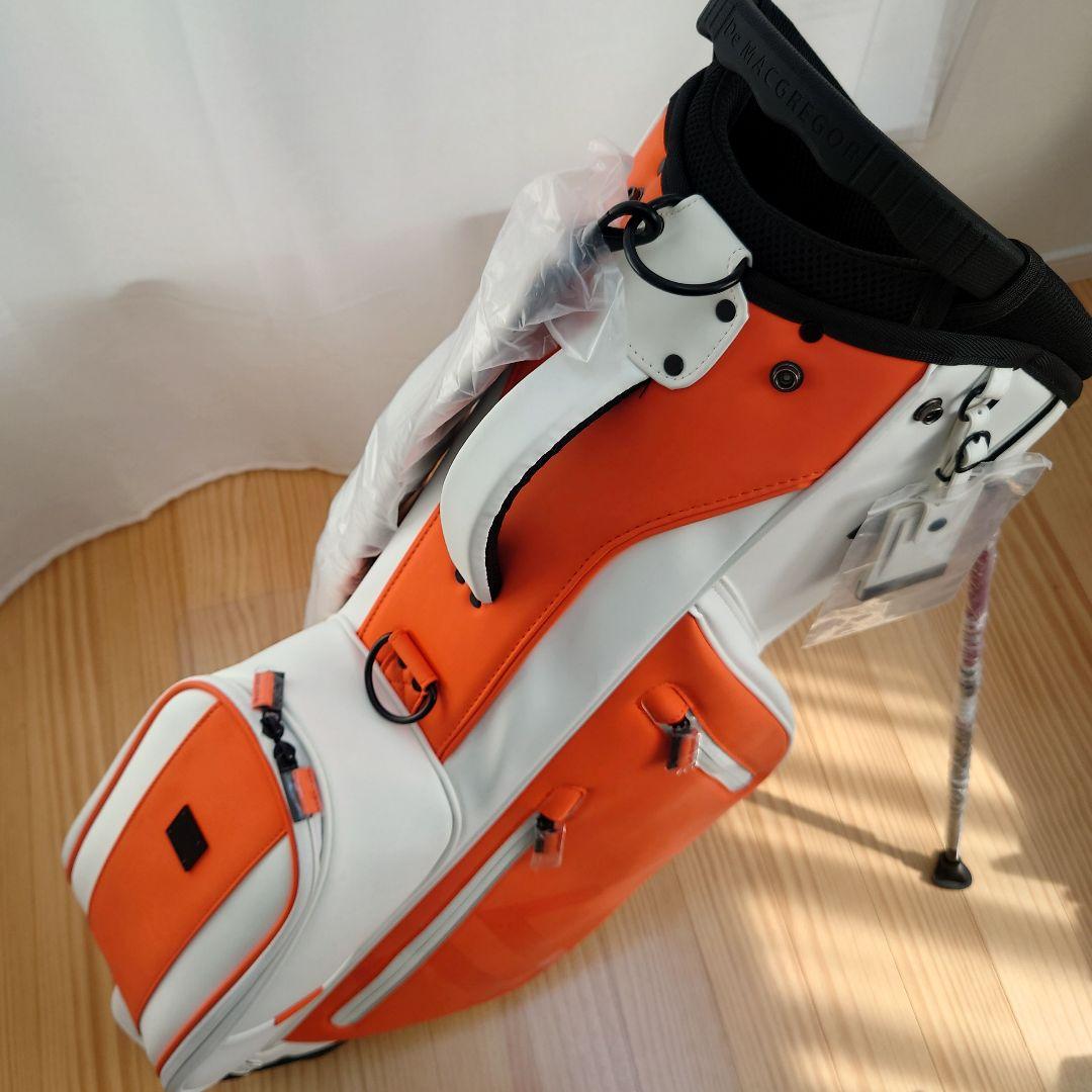 DeMacGregor golfオレンジ/ホワイト キャディバッグ新品未使用品