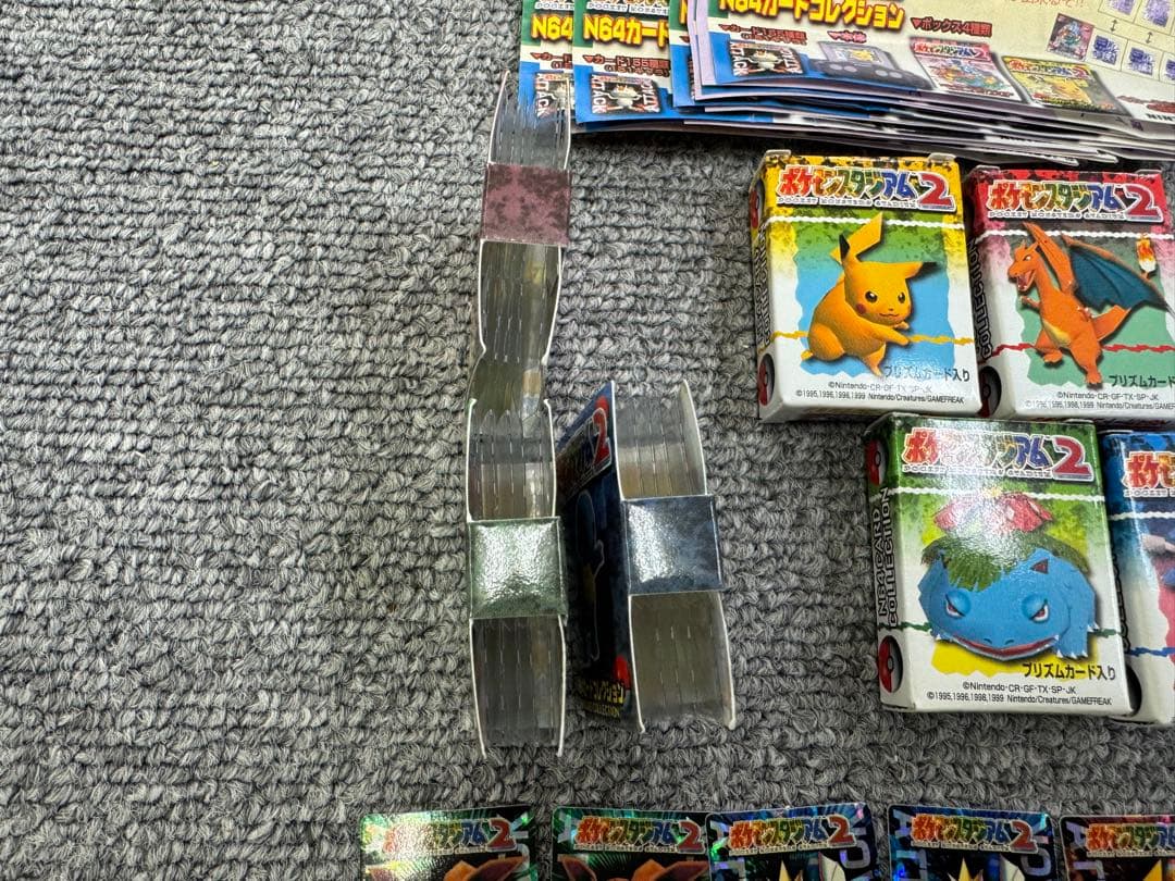 ポケモン　ポケモンスタジアム2　N64カードコレクション　本体　130枚