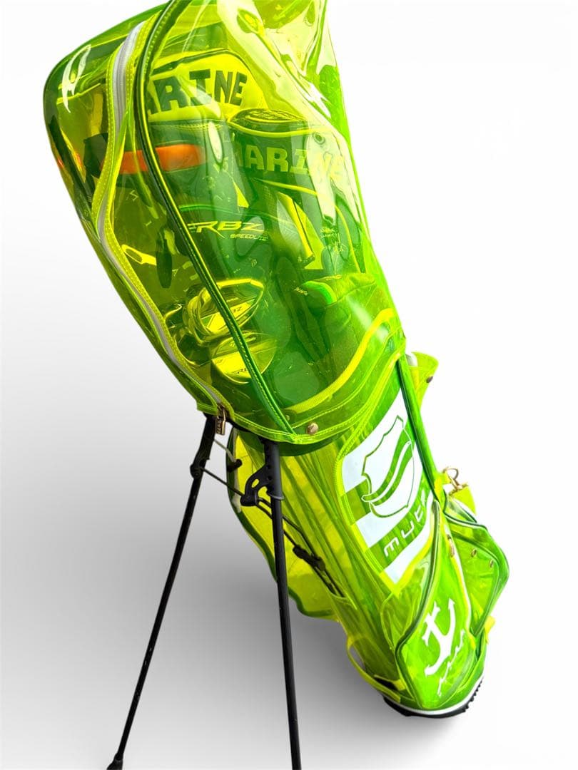 MUTA MARINE 蛍光イエロー スタンドバッグ クラブ11本セット
