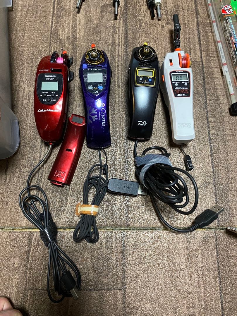 ワカサギ　電動リール　魚群探知機　まとめて