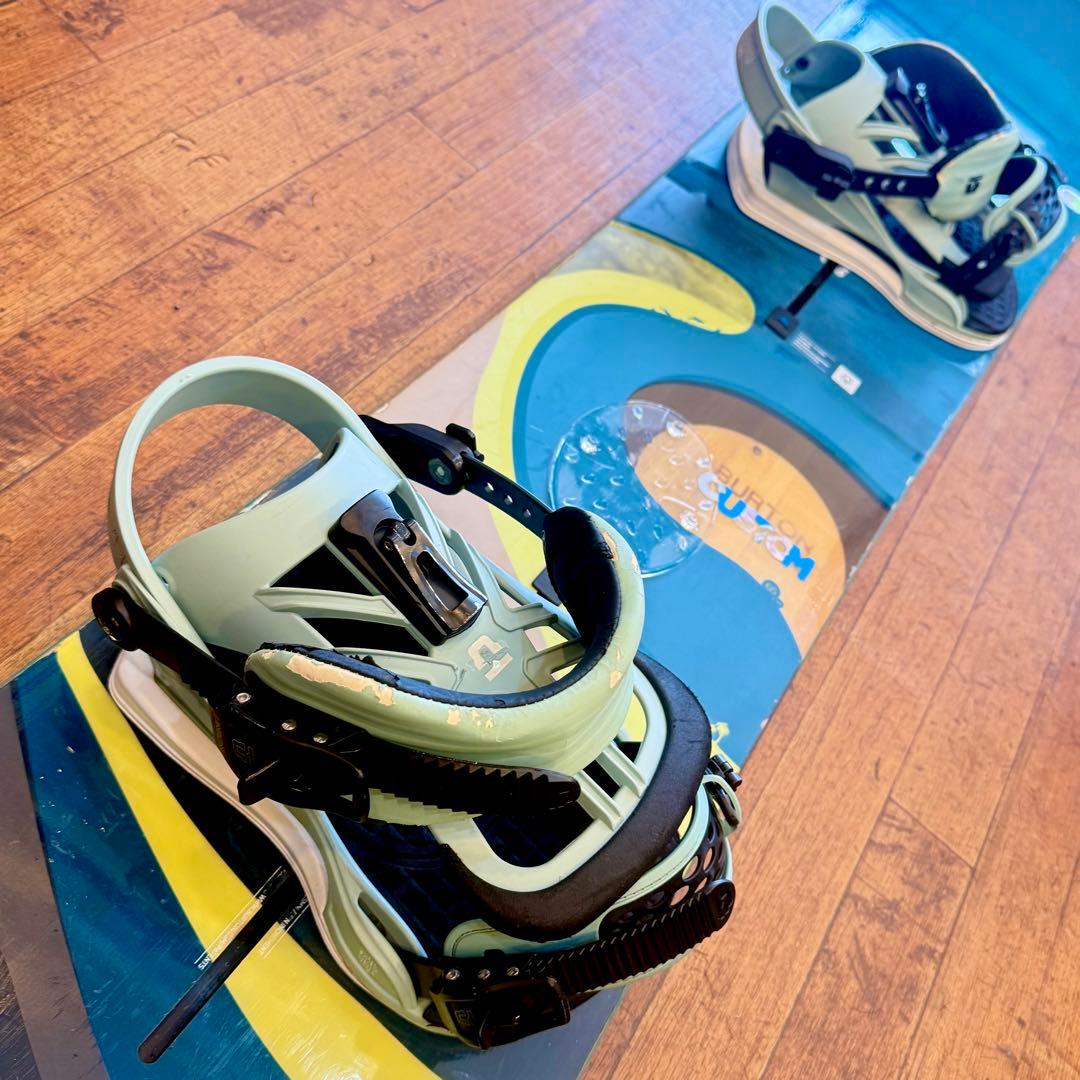 送込！BURTON custom 165 バートンスノーボードセット！UNION