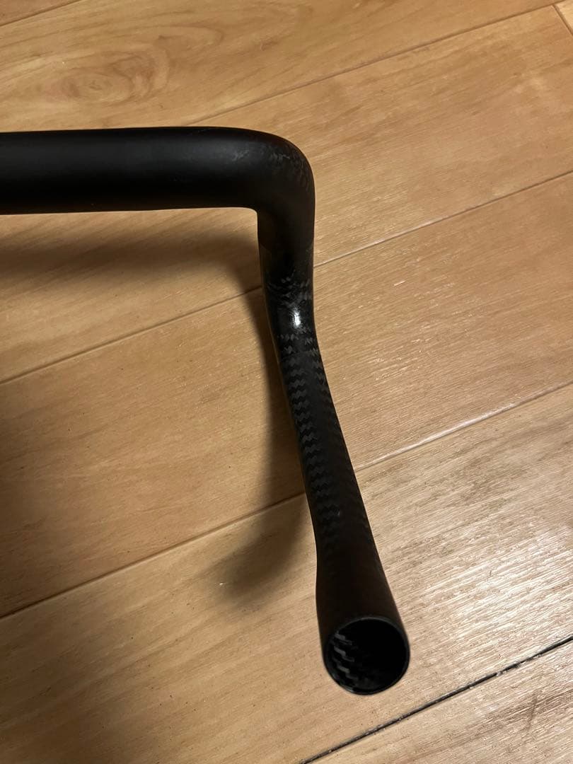 カーボンハンドル フレア 380mm 超軽量 138g