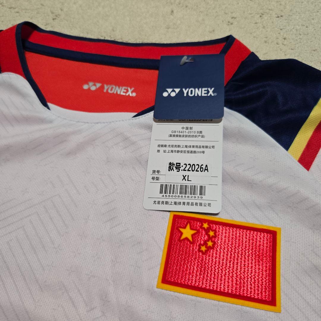 【XL】バドミントン 中国代表 ゲームシャツ YONEX