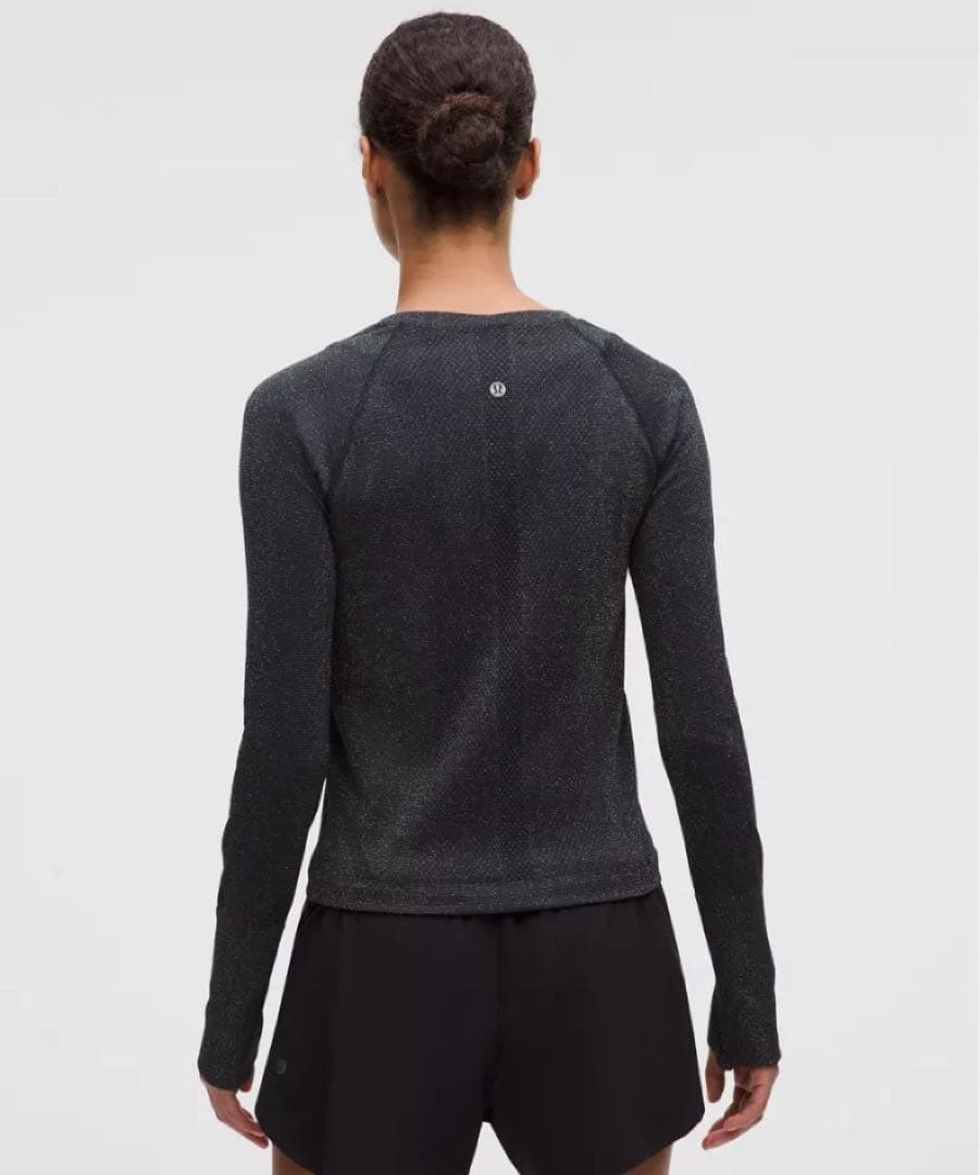 最終⭐︎美品！ルルレモン　Swiftly Tech 長袖シャツ　ウエスト丈　2