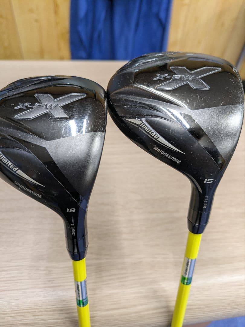 希少 ブリヂストン X-FW LIMITED ツアーAD 3W 5W 2本セット