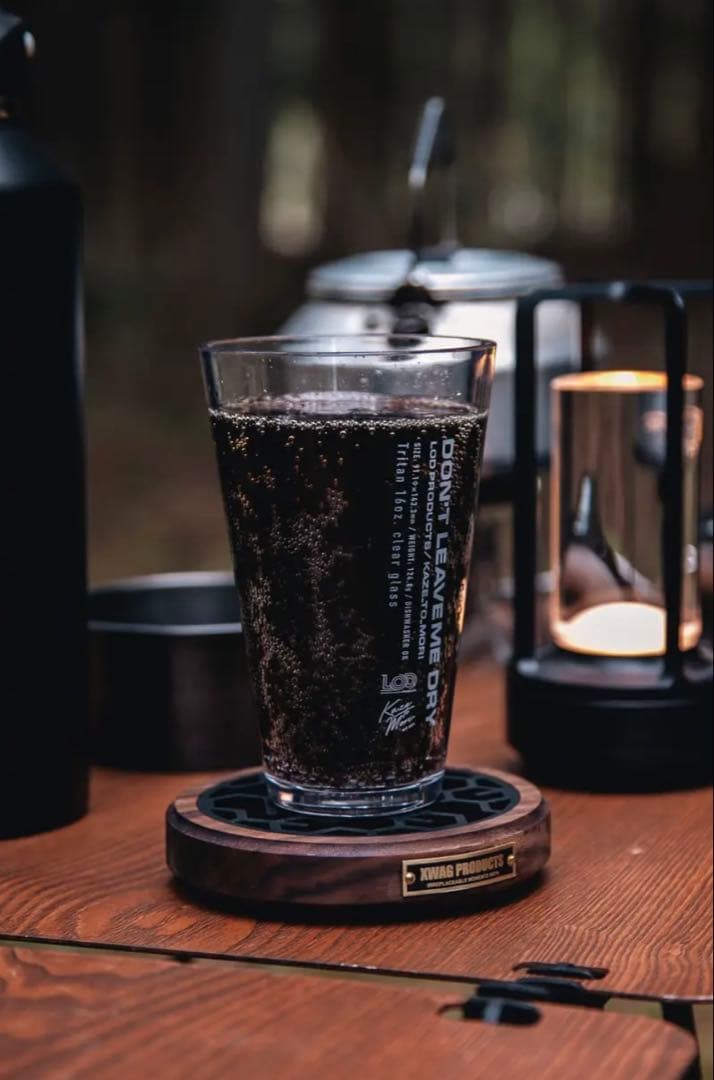 新品未使用X-TAGE WALNUT ROUND M ウォルナットコースター