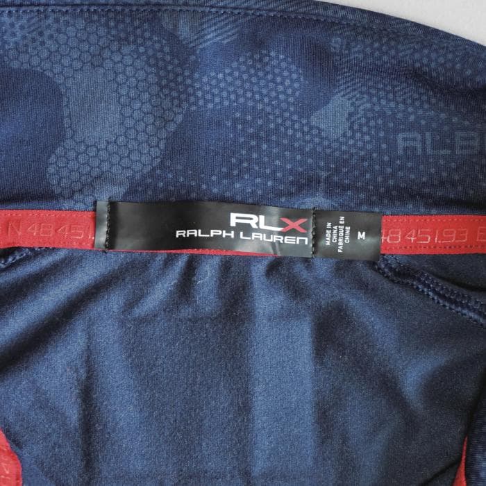 【美品】　RLX ライダーカップ2018 迷彩柄 ハーフジップ プルオーバー M