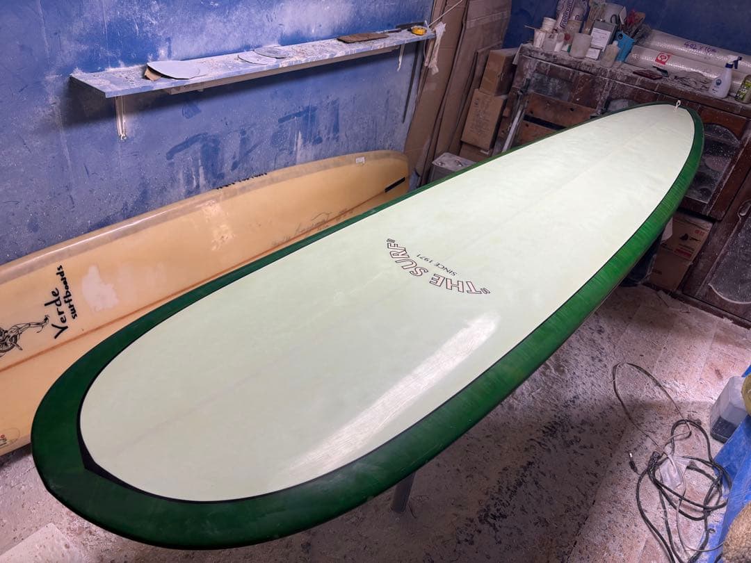 ロングボード PUシングルスタビ ザサーフ バリーバンデミューラシェイプ