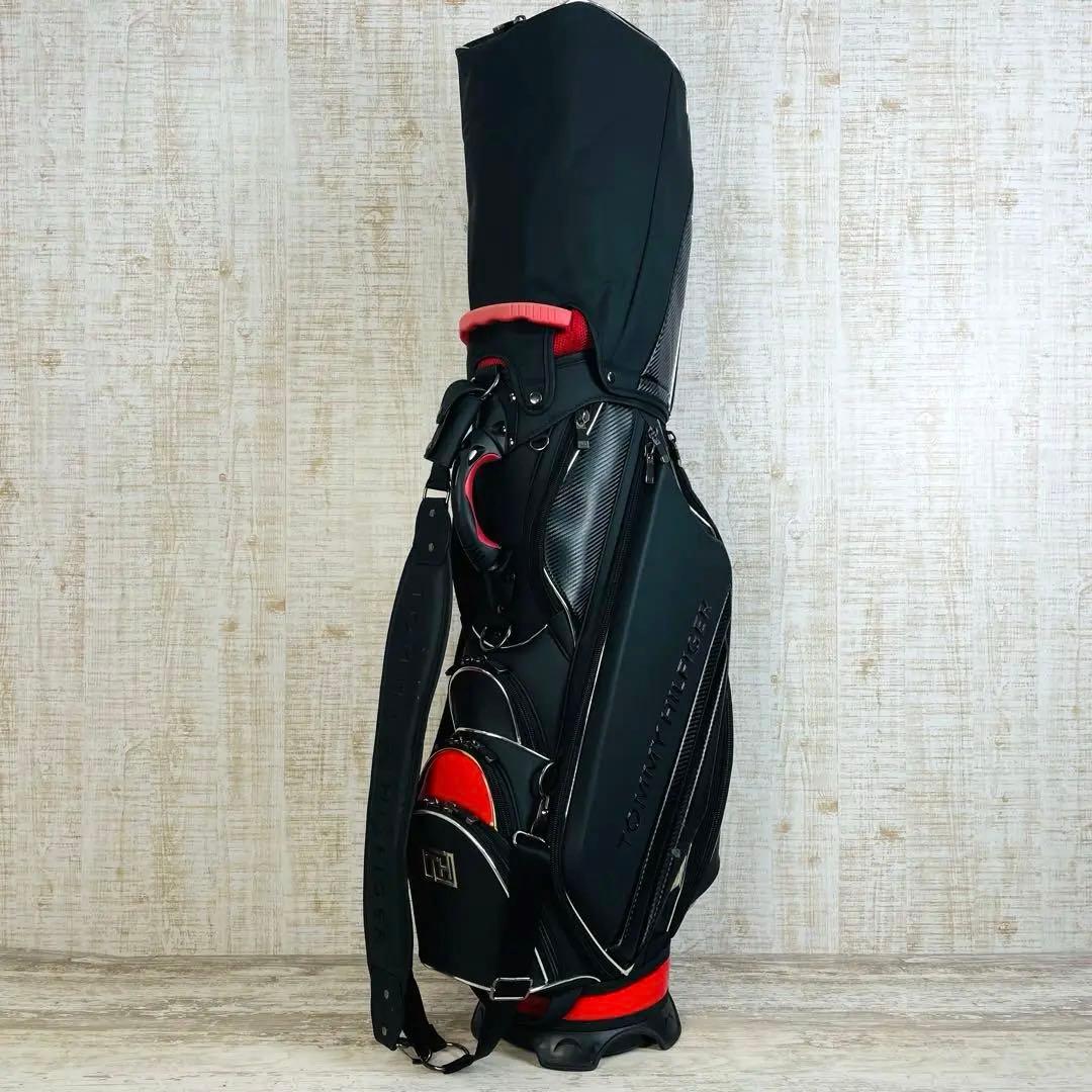   GOLF マット仕上げ　カーボン調　キャディバッグ