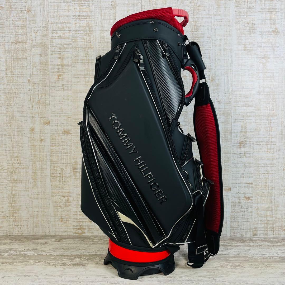   GOLF マット仕上げ　カーボン調　キャディバッグ