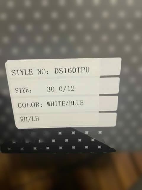 デクスターボウリングシューズ DS160TPU ホワイトブルー 新品30cm