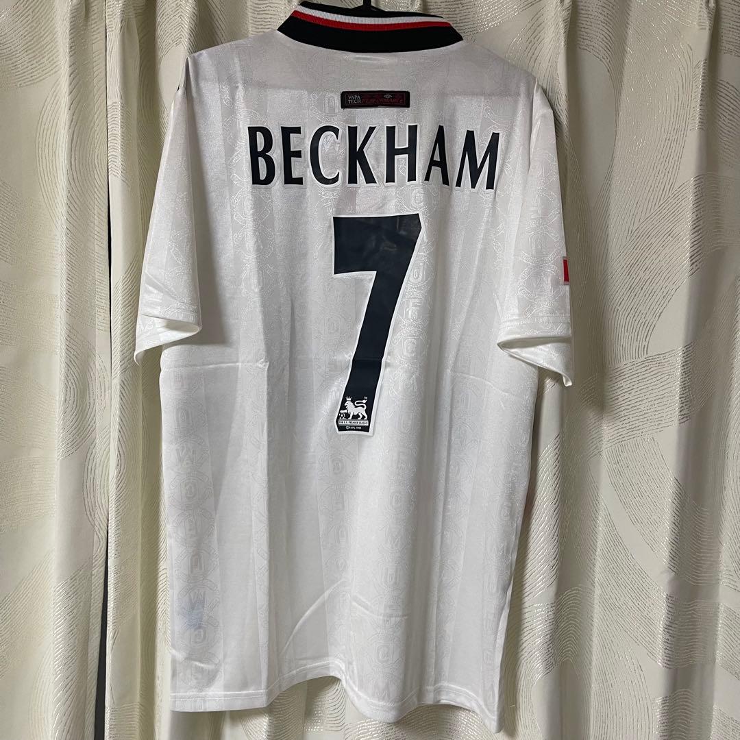 マンチェスターユナイテッド1997/99awayベッカムサッカーユニフォーム
