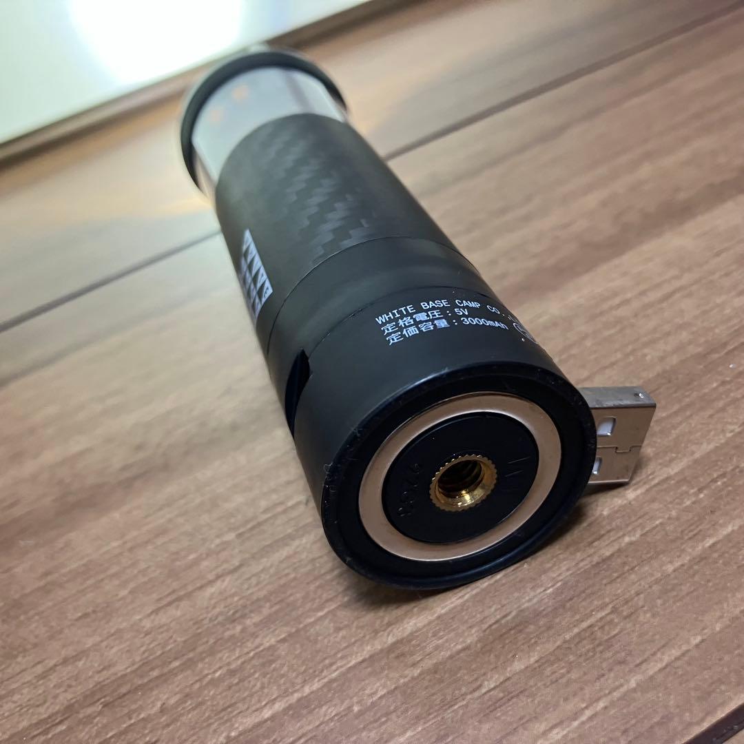 2本セットZAKU HYAKUSHIKI 小型 LED ランタン　ホワイトベース
