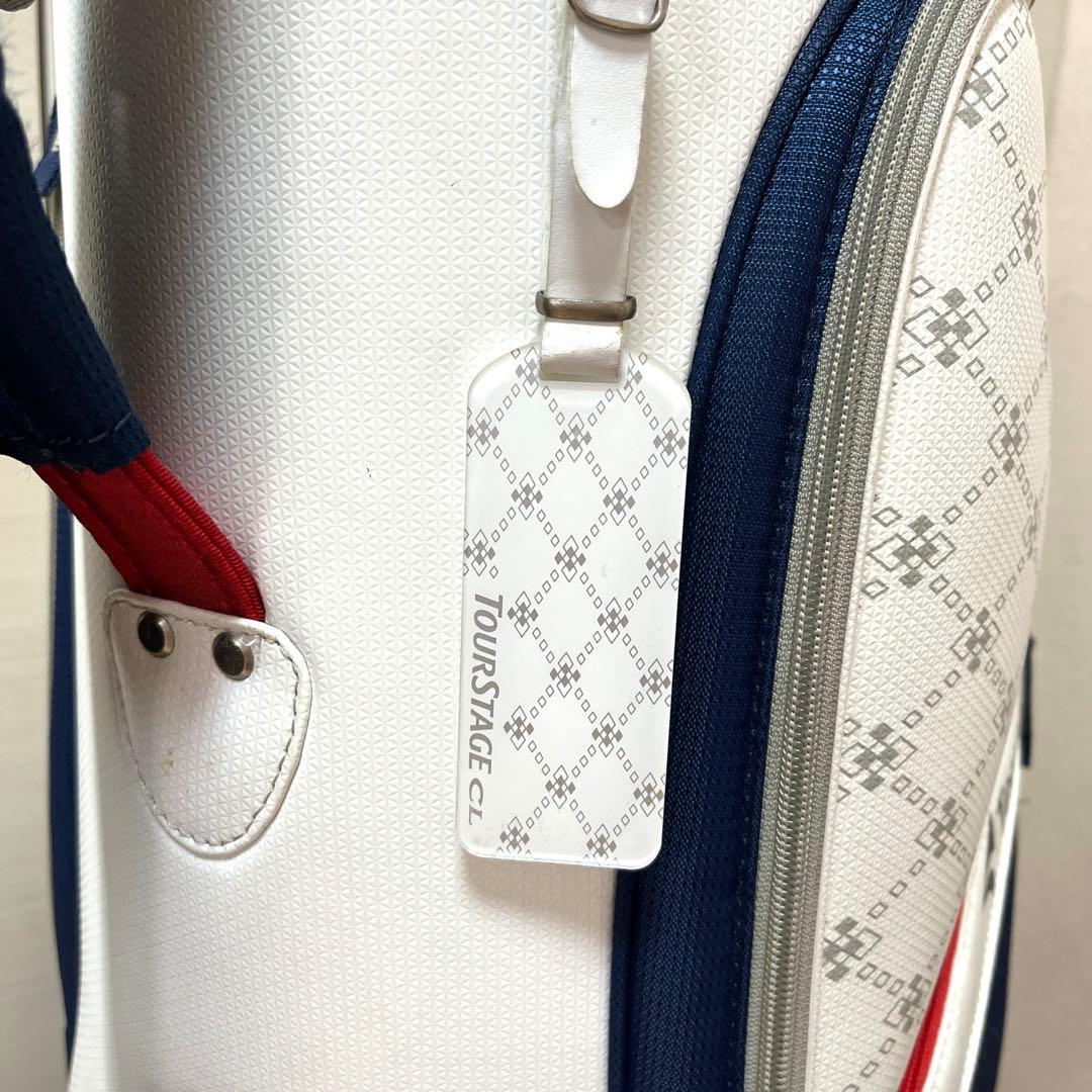 TOURSTAGE ツアーステージ　キャディバッグ ネイビー　軽量　レディース