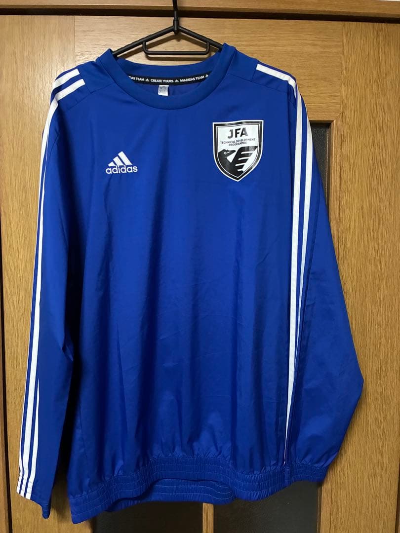 アディダス　JFA ピステ 長袖 セット青