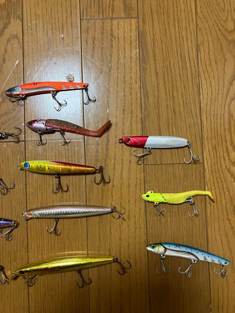 釣り引退　タックルボックス、ミノー、ジグ、ワーム等大量　セット売り
