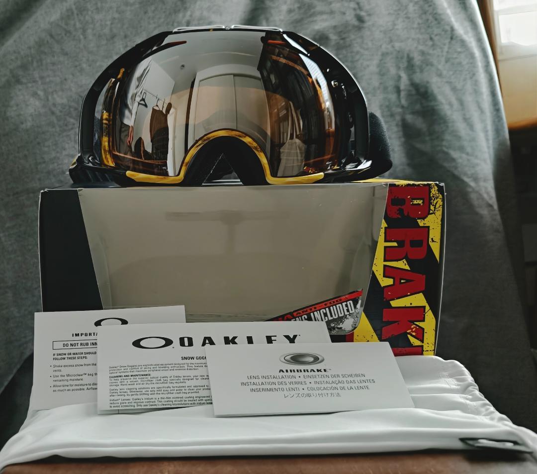 【モトモトアッキー・交換レンズセット】OAKLEY★ゴーグル★エアブレイク