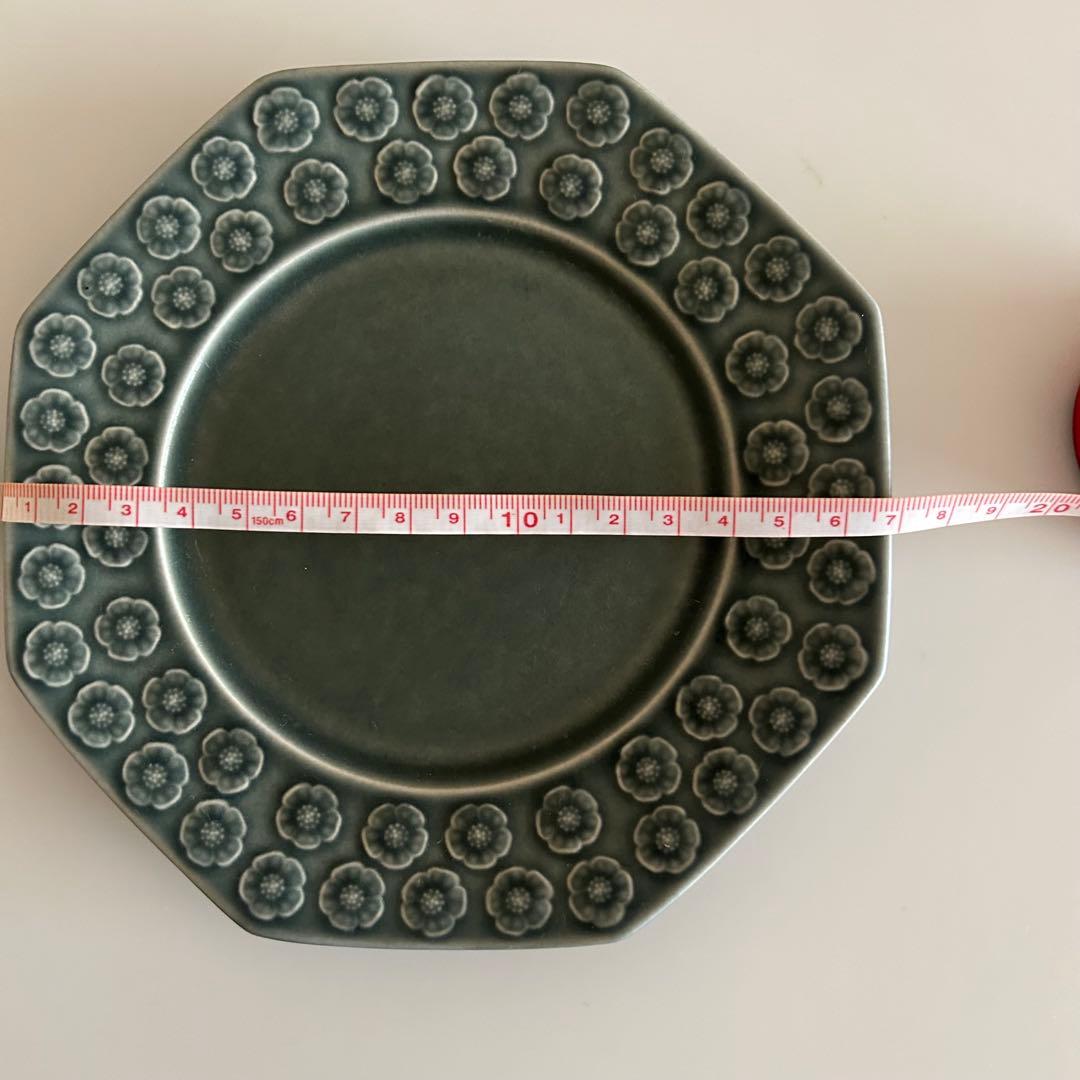 イェンス・クイストゴー　アズール 八角形プレート　ヴィンテージ　食器皿