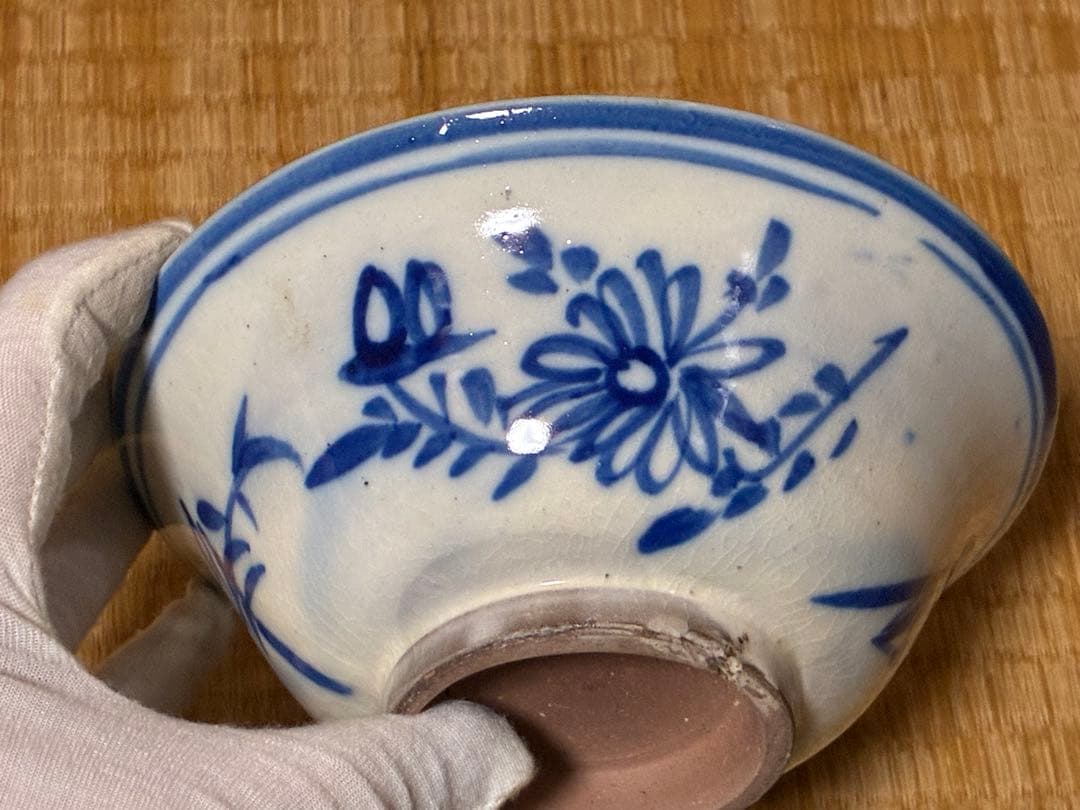 ペルシャ鉢 イスラム古陶 ペルシャ陶器 波斯 古染付 魚紋 皿