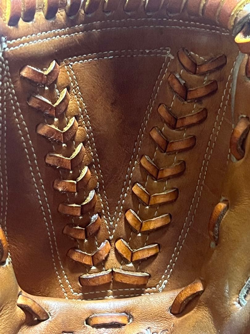 MIZUNO赤カップ硬式グローブ　MIZUNOワールドウィン　希少グローブ