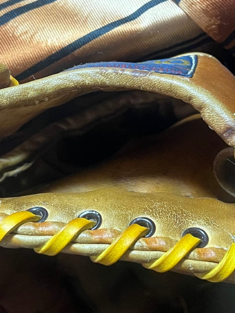 MIZUNO赤カップ硬式グローブ　MIZUNOワールドウィン　希少グローブ