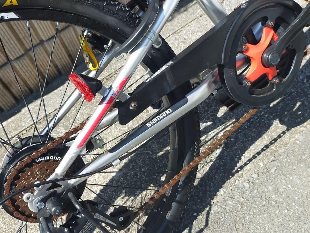 自転車 ジュニア イオン 24インチ6段変速 オートライト サイモト REVO3