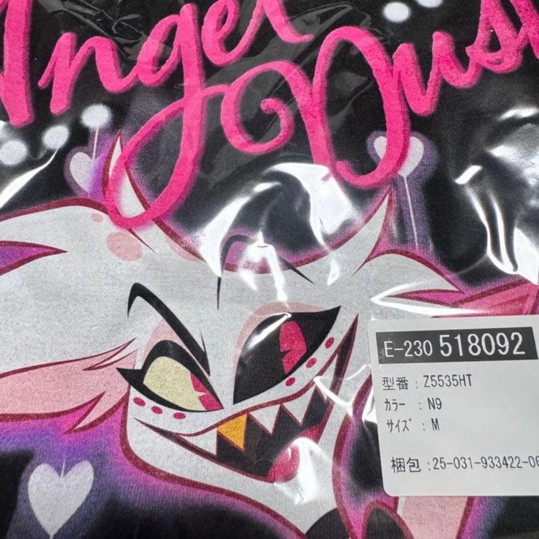 ハズビンホテルへようこそ エンジェルダスト Tシャツ パーカー M，Lサイズ