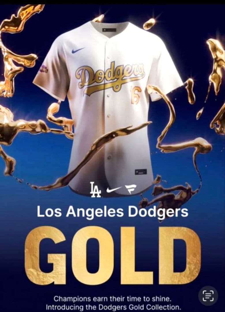ドジャース /大谷翔平 ゴールド コレクション ユニフォーム/NIKE 【新品】