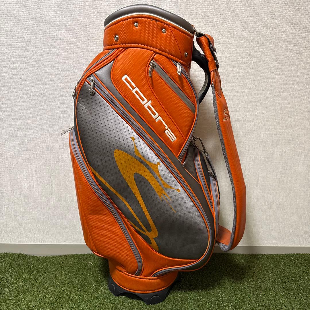 cobra コブラ キャディバッグ オレンジ 9型 約3.6kg