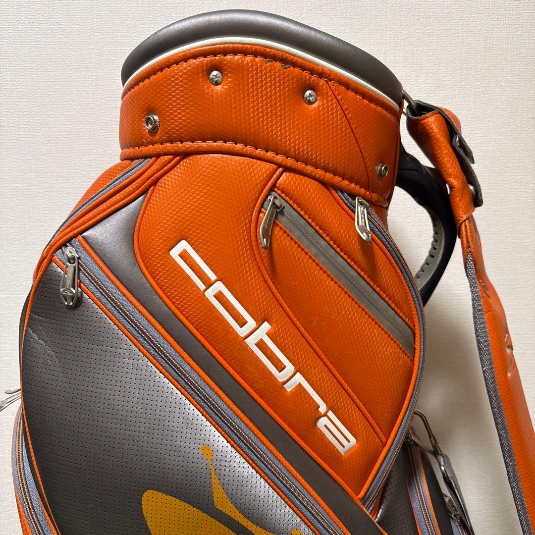 cobra コブラ キャディバッグ オレンジ 9型 約3.6kg