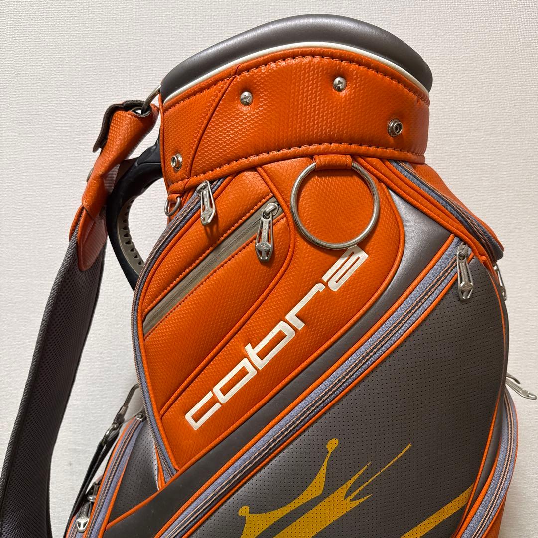 cobra コブラ キャディバッグ オレンジ 9型 約3.6kg