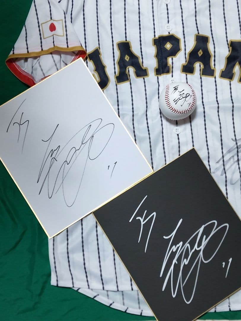 侍ジャパン　大谷翔平　直筆サインユニフォーム　ボール　色紙　WBC