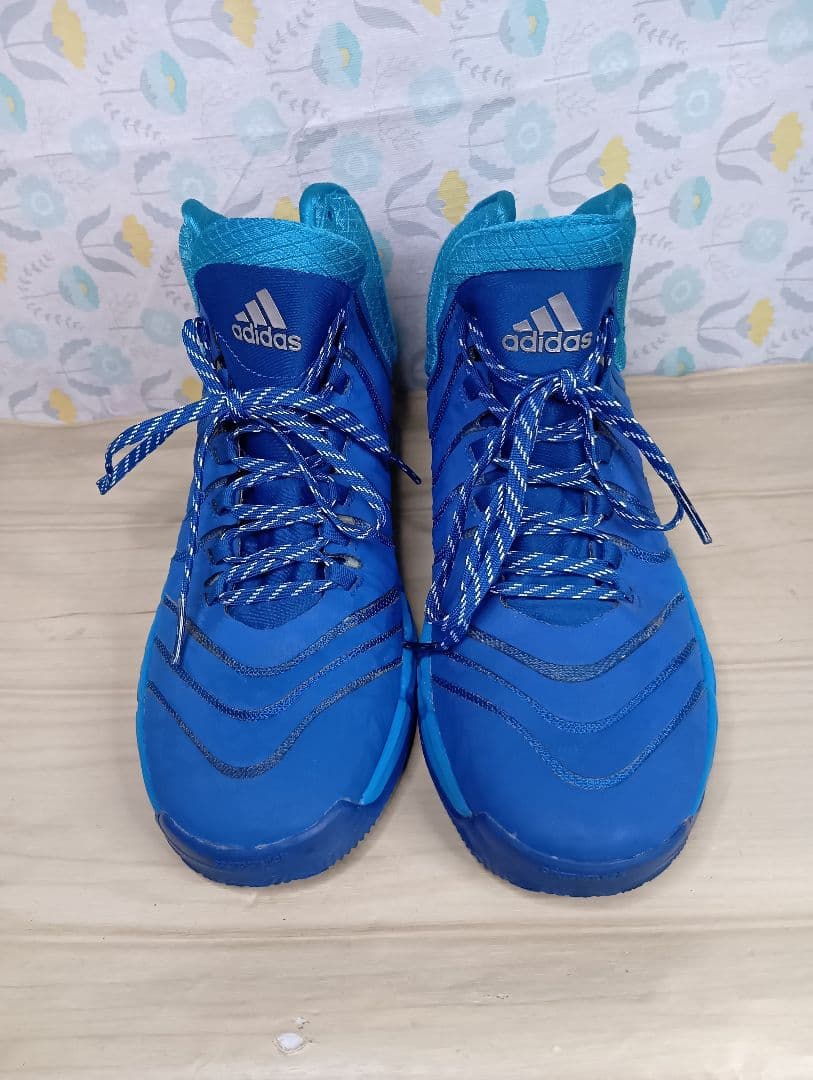 adidas アディダス バスケットシューズ ブルー 30cm(S-9)