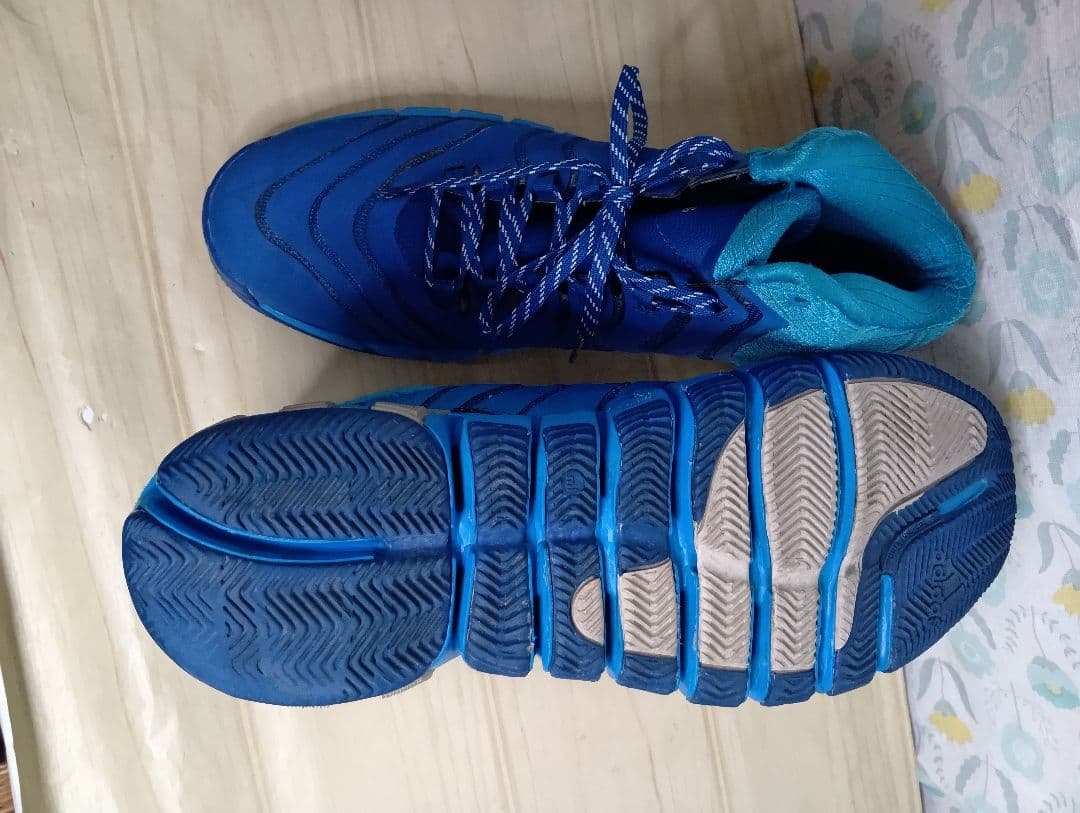 adidas アディダス バスケットシューズ ブルー 30cm(S-9)