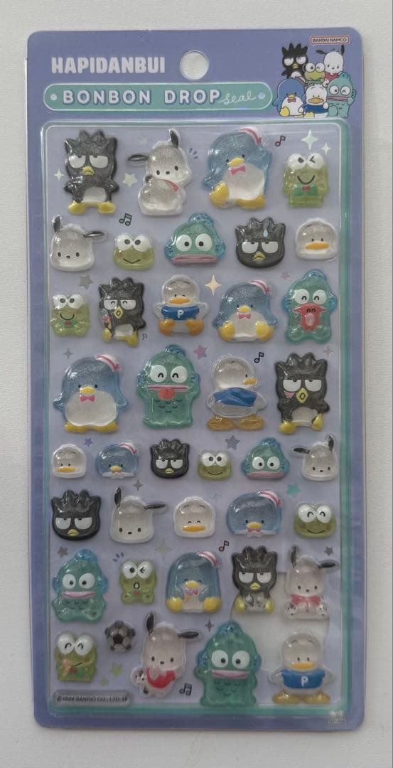 正規品 はぴだんぶい サンリオ ボンボンドロップシール 第一弾