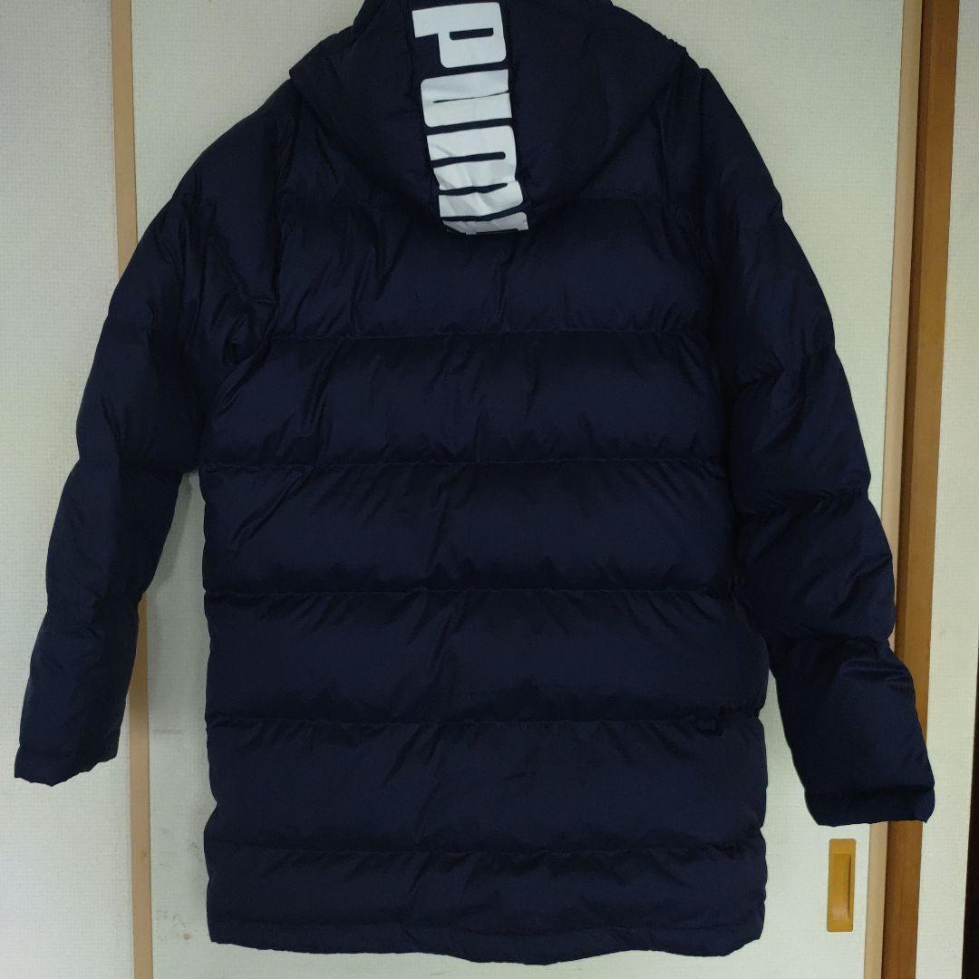 PUMA フード付き ネイビー ベンチコートXXL